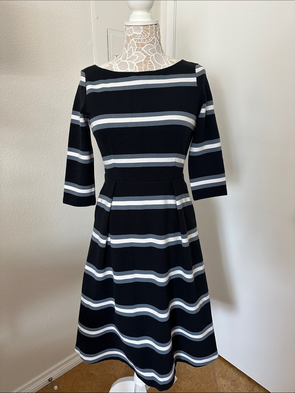 BODEN Alma Ottoman Midi Dress Size 6P